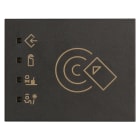 VIMAR - FUORIPORTA RFID TROP. KNX NERO