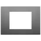 VIMAR - PLACCA 3M INOX SATINATO