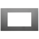 VIMAR - PLACCA 4M INOX SATINATO