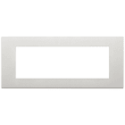 VIMAR - Placca 7 Moduli Argento Tecnopolimero Verniciato