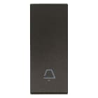 VIMAR - TASTO 1M ALLINEATO SIMB. CAMPANELLO NERO