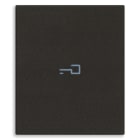 VIMAR - Tasto Assiale Intercambiabile 2 Moduli, Simbolo Chiave Illuminabile - Nero