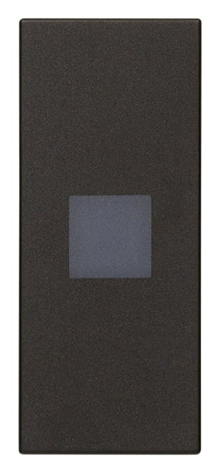 VIMAR - TASTO 1M CON DIFFUSORE ASSIALE NERO