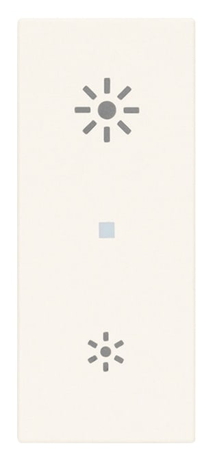 VIMAR - TASTO 1M ASSIALE SIMBOLO DIMMER BIANCO