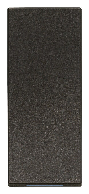 VIMAR - Tasto 1M con Fascio Luce Verticale Nero Intercambiabile Modulo Allineato