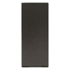VIMAR - Tasto 1M con Fascio Luce Verticale Nero Intercambiabile Modulo Allineato
