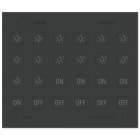 VIMAR - FOGLIO ETICHETTE XT 1M PERS. NERO