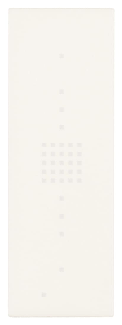 VIMAR - Comando Xt Knx 1M Bianco - Apparecchio di Comando Linea Piattaforma Standard Knx a 2 Pulsanti con LED, Matrice Centrale per Personalizzazione