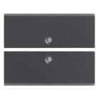 VIMAR - DUE MEZZI TASTI 2M NEUTRI GRIGIO
