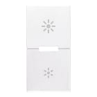 VIMAR - Tasto Regolaz. Universale Bianco - Ricambio Intercambiabile 1 Modulo, Simboli Dimmer, Pulsanti Basculanti