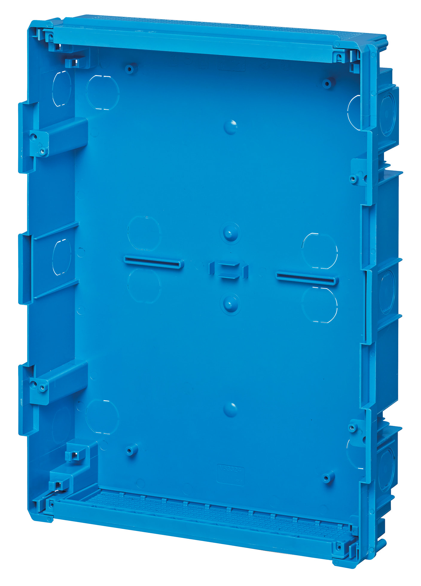 VIMAR - Scatola da Incasso Estetico 24 Moduli Azzurro per Pareti in Muratura 316x423x80 mm
