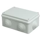 VIMAR - Scatola Derivazione Parete IP55 120x80x50mm Passacavi Acciaio Inox Grigio RAL 7035