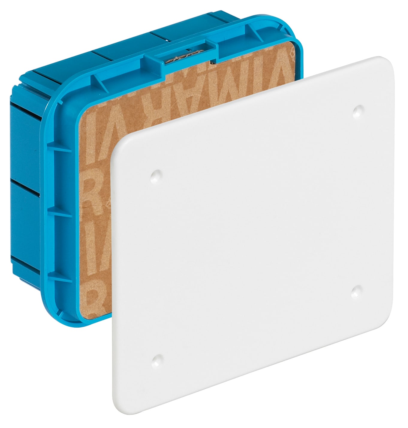 VIMAR - Scatola Derivazione Incasso 116x92x50mm con Coperchio Bianco e Viti Fissaggio