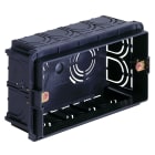 VIMAR - Scatola da Incasso Rettangolare Unificata 4 Moduli Nero per Pareti in Muratura Gw 960°C
