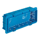 VIMAR - Scatola da Incasso Rettangolare 6-7 Moduli Azzurro per Pareti in Muratura Gw 650°C