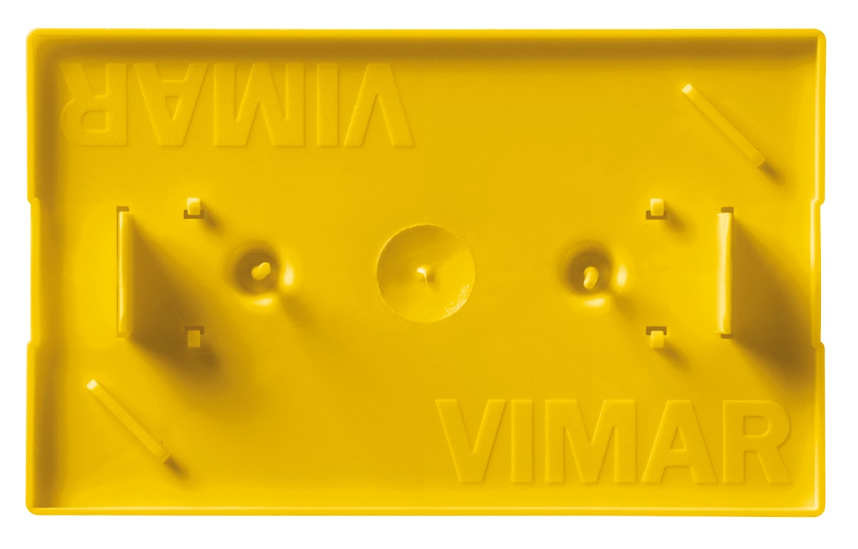 VIMAR - Coperchio antimalta protettivo per scatole 3M V71303 e V71303.Au, giallo
