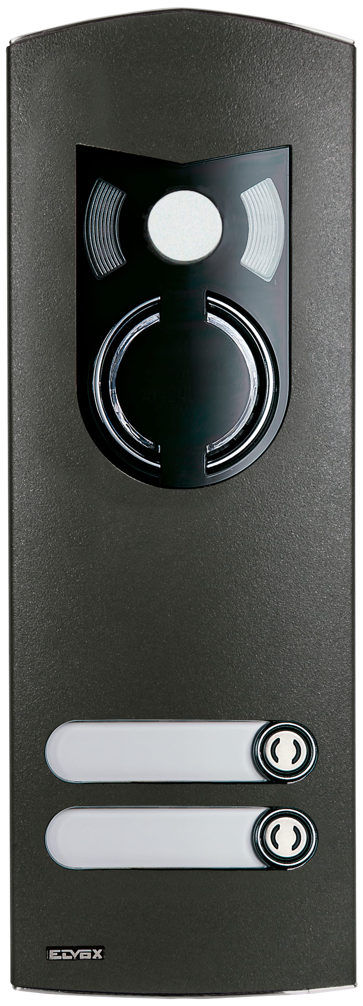 VIMAR - Placca A/V 2M Ik10 2 Tasti Grigio Sablé - Moduli Audio Video 2 Tasti