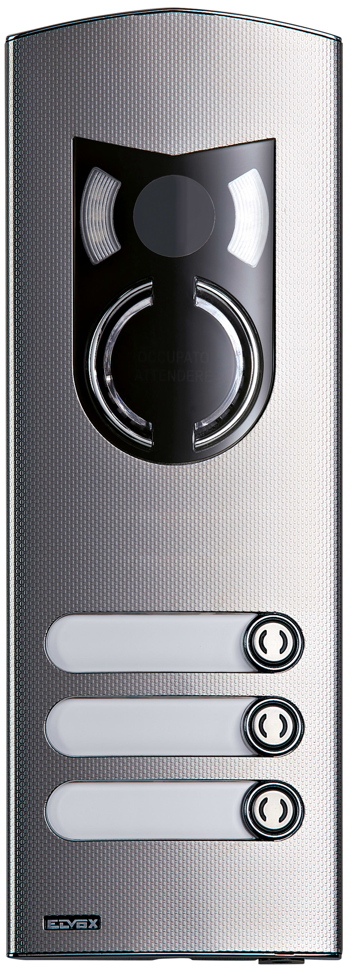 VIMAR - Placca A/V 2M Ik10 3 Tasti Acciaio Inox Moduli Audio Video