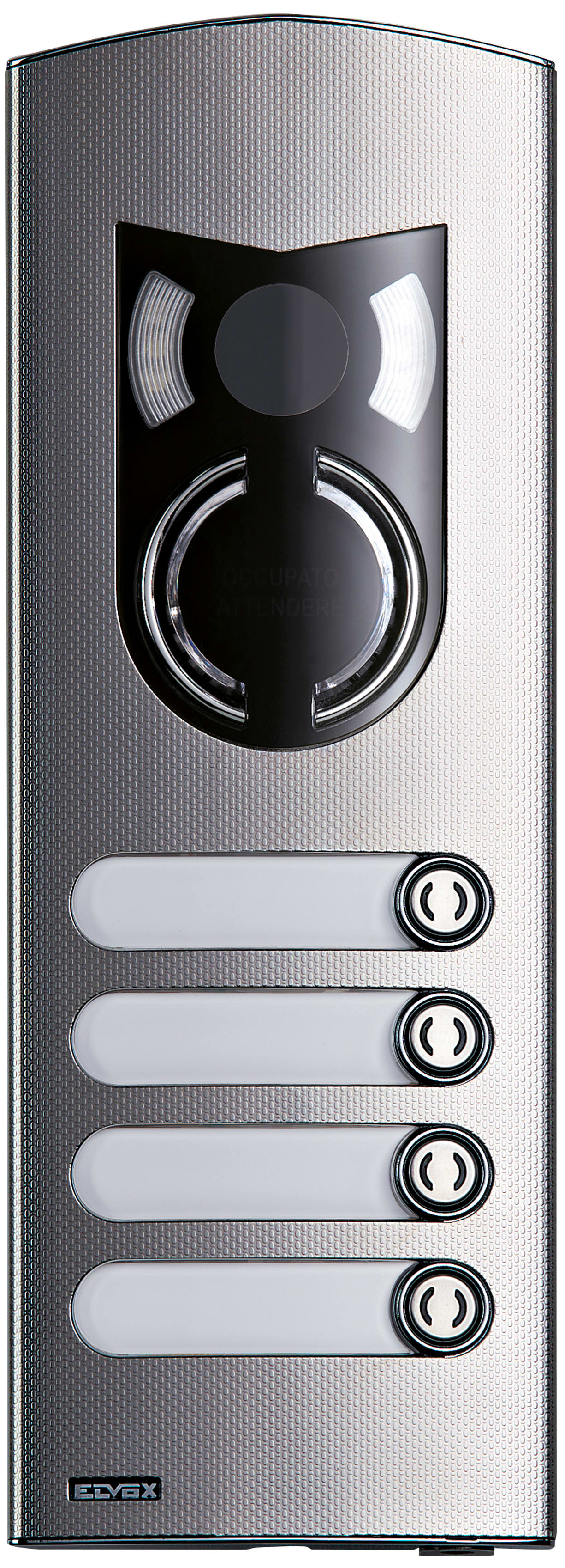 VIMAR - Placca A/V 2M Ik10 Acciaio Inox 4 Tasti Moduli Audio Video