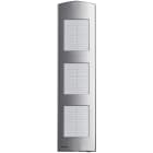 VIMAR - PLACCA SUPPL. 3M 3 CARTELLI ACCIAIO