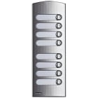 VIMAR - PLACCA SUPPL. 2M IK10 8 TASTI ACCIAIO 1258