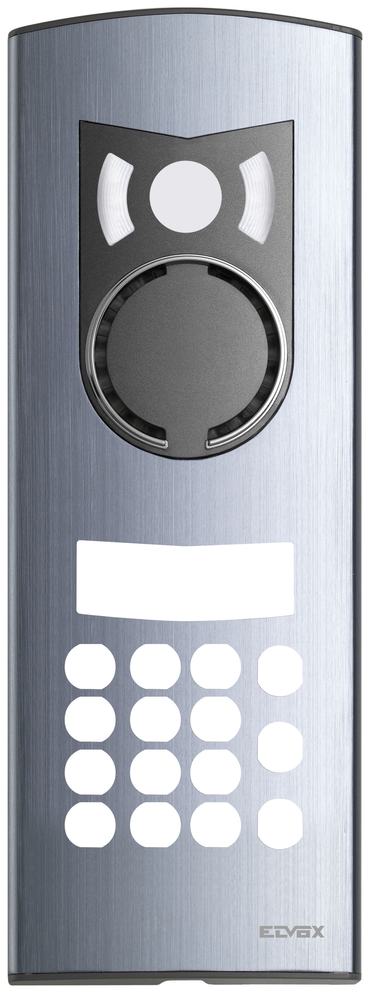 VIMAR - Placca A/V 2M Alluminio per Tastiera e Unità Elettroniche Alfanumeriche 132D