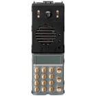 VIMAR - Unità 2F+ A/V LED bianco tastiera oro, elettronica Due Fili Plus per targa audio video a colori con display, rubrica, 6400 posti, retroilluminazione. 13A7.B.43