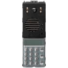 VIMAR - Unità 2F+ A/V LED bianco con tastiera acciaio inox, display, rubrica elettronica, 6400 posti, retroilluminazione LED bianchi. 13A7.B