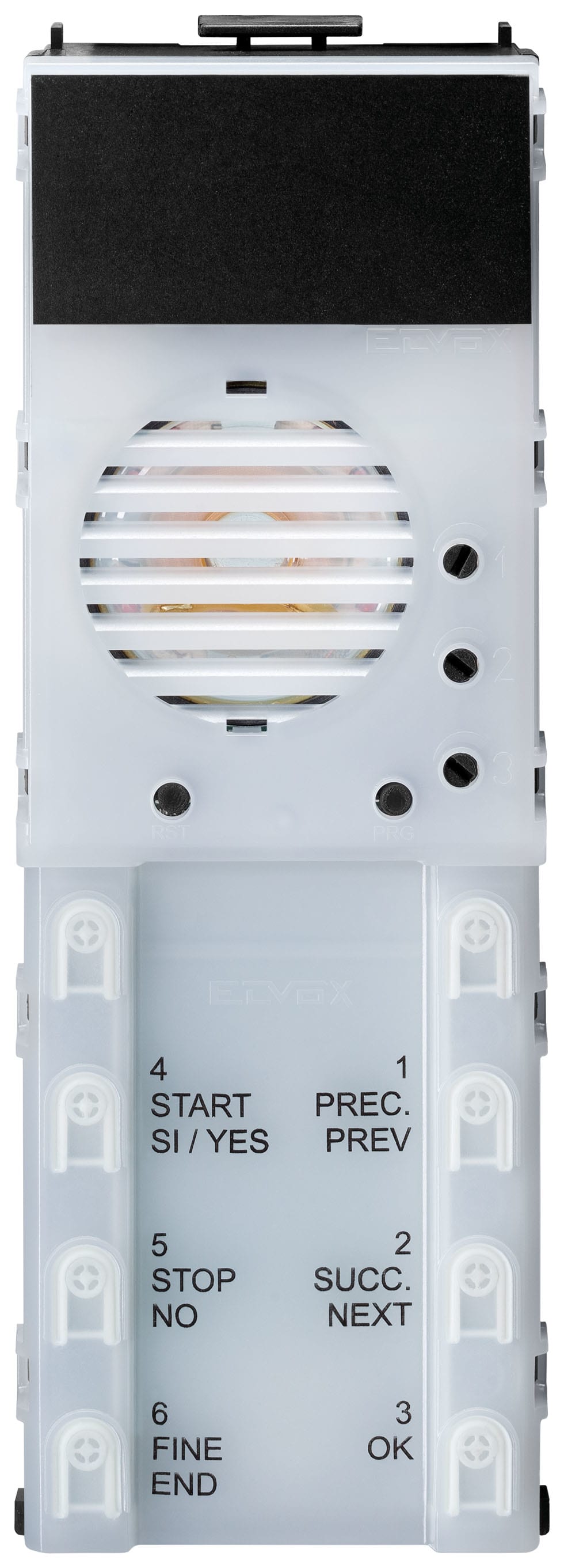 VIMAR - UNITA 2F+ AUDIO LED B.CO 8 PULSANTI 13F3.B