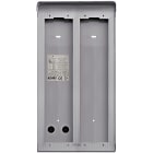 VIMAR - SCATOLA DA PARETE 2 PLACCHE 3M ACCIAIO