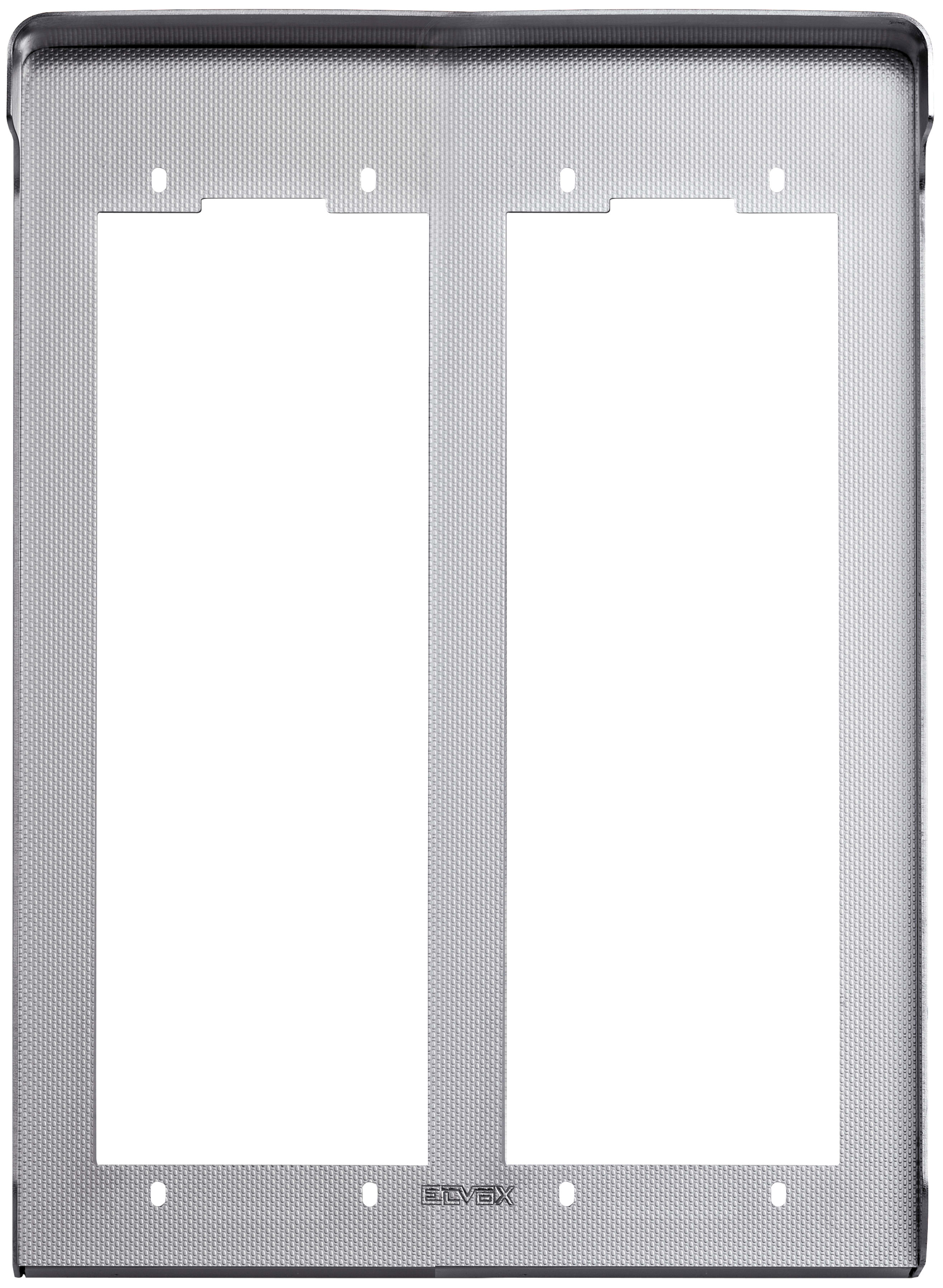 VIMAR - CORNICE PER 2 PLACCHE 2M ACCIAIO