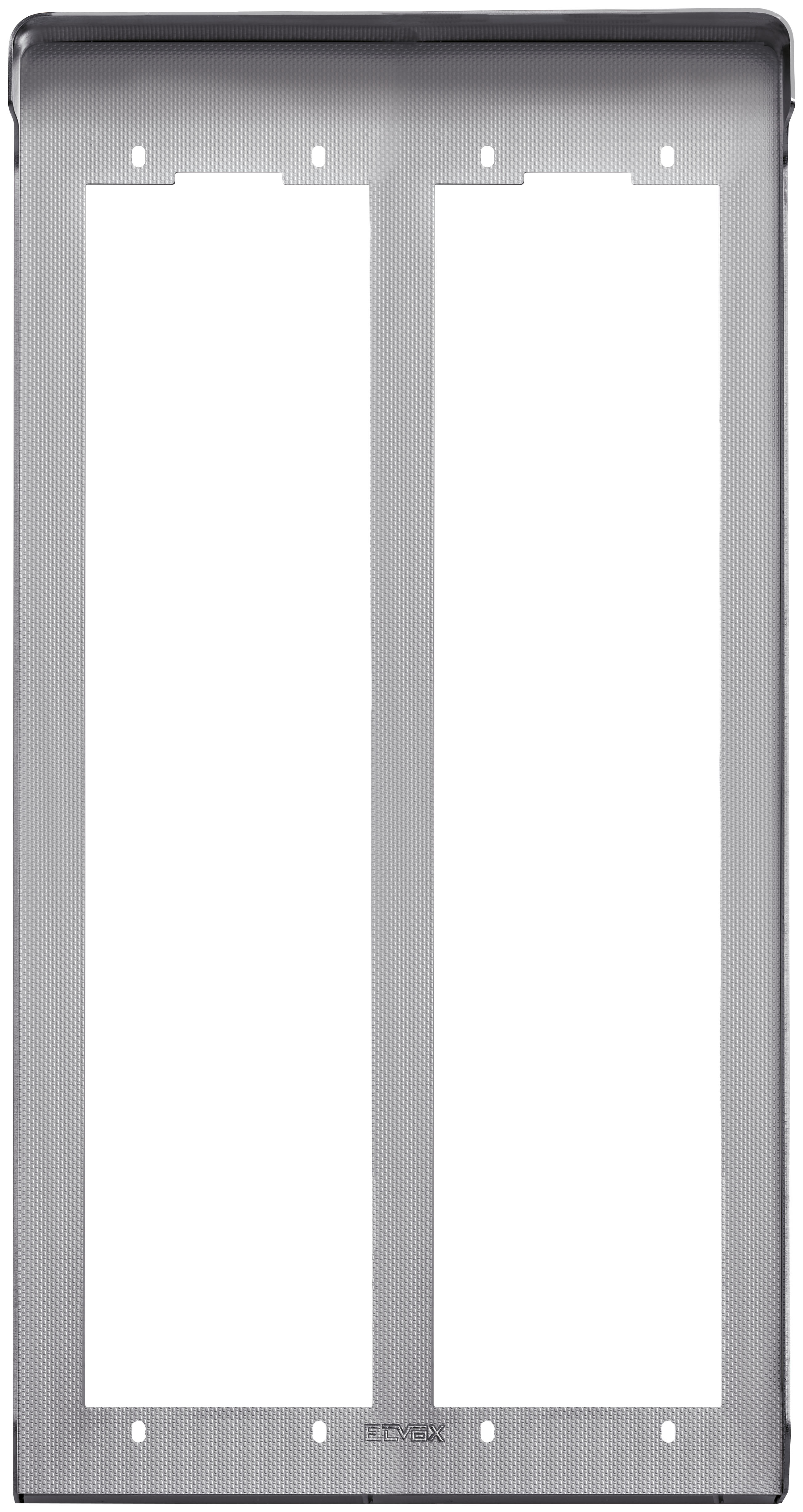 VIMAR - CORNICE PER 2 PLACCHE 3M ACCIAIO 1P32