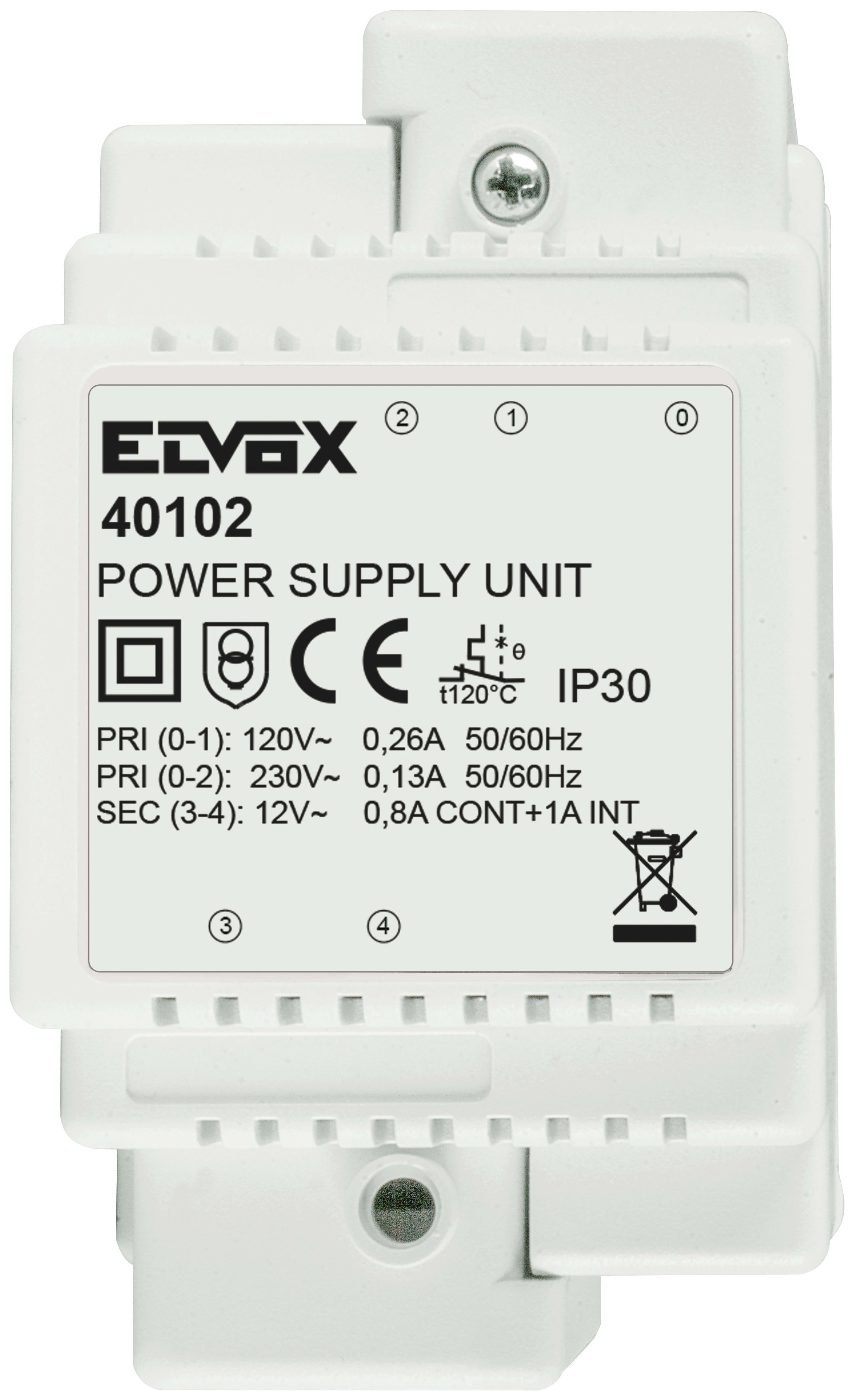 VIMAR - ALIMENTATORE CITOF. SS120/230V~ 50/60HZ 40102