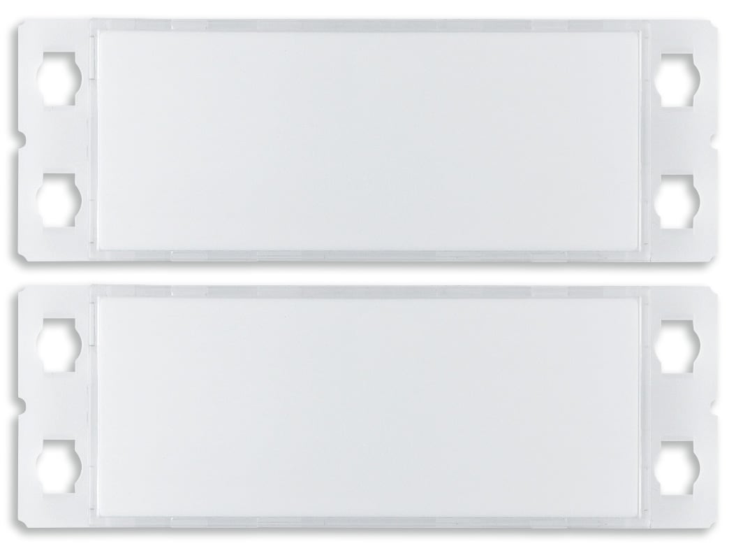 VIMAR - Kit Pulsanti Doppi Targa 40170 Roxie Con Cartellini Portanomi