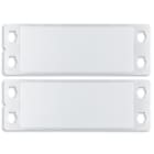 VIMAR - Kit Pulsanti Doppi Targa 40170 Roxie Con Cartellini Portanomi