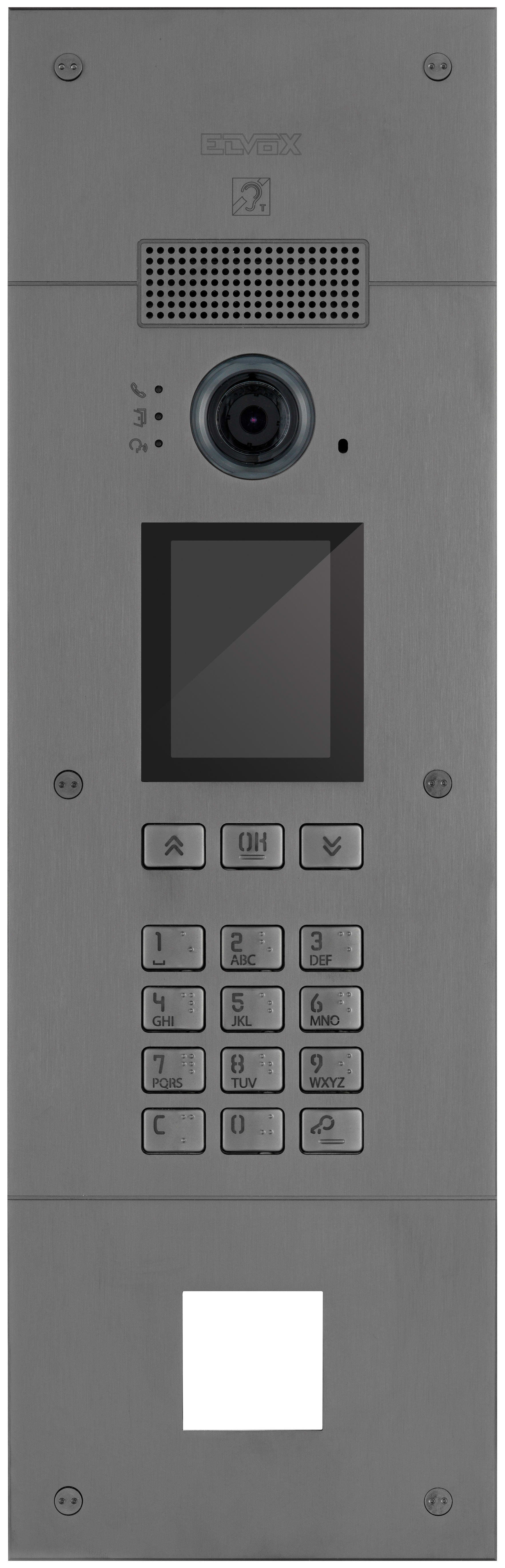 VIMAR - TARGA PIXEL UP A/V IP F.LET.4X4 BLACK M. 40414.05