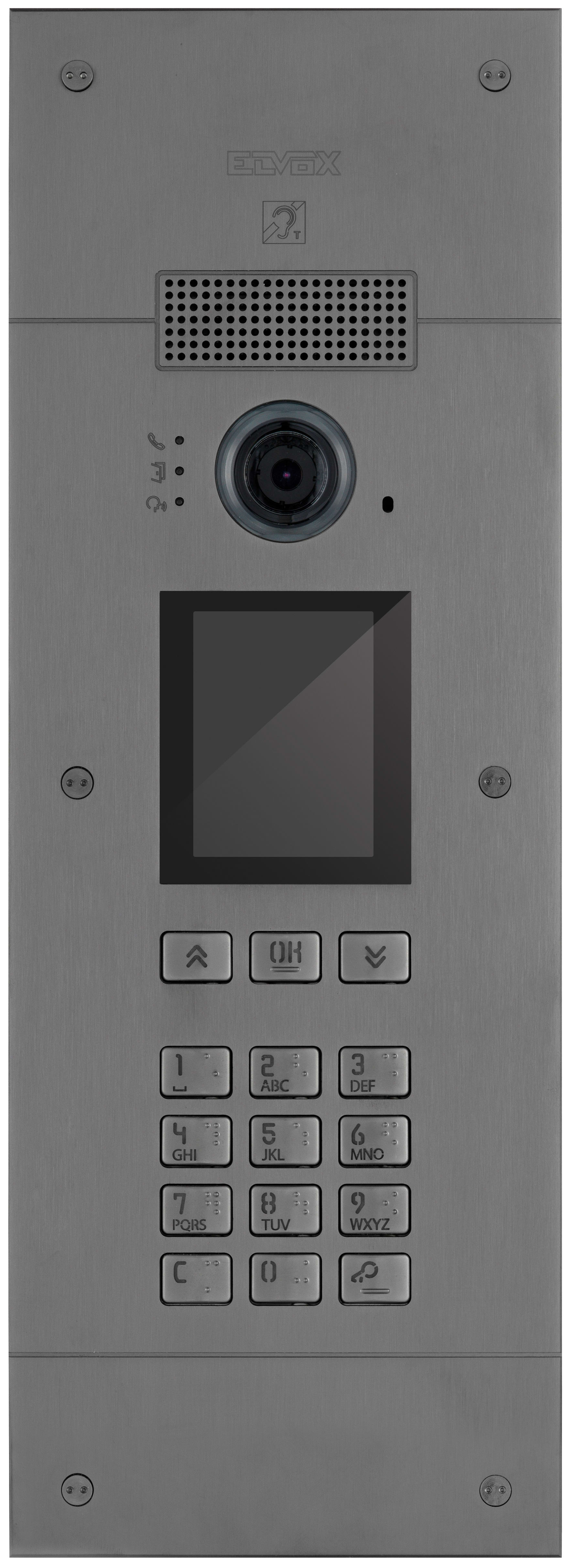 VIMAR - TARGA PIXEL UP A/V IP BLACK METAL 40415.05