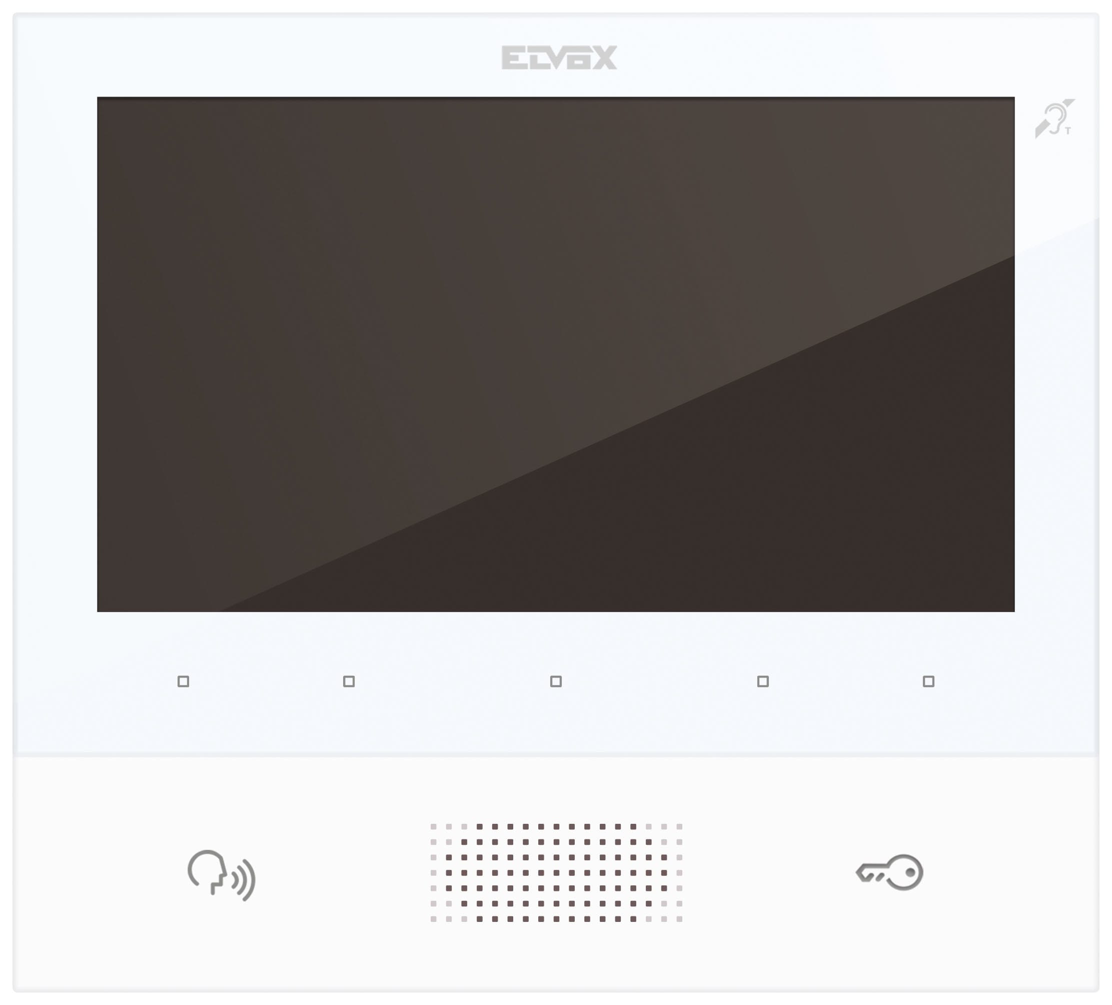 VIMAR - Videocitofono Tab 7 2F+ Vivavoce Bianco con Display LCD 7", Tastiera Capacitiva, Teleloop, Staffa per Fissaggio su Scatola Rettangolare o Rotonda 40505