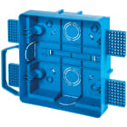 VIMAR - Scatola da Incasso per Videocitofoni Serie Tab 5 Up - Azzurro, Pareti Leggere e Muratura, GW 850°C