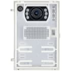 VIMAR - Unità 2F+ A/V teleloop grandangolo, elettronica Due Fili Plus, telecamera a colori, regolazione automatica, 4 pulsanti LED, ingresso configurabile.