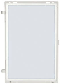 VIMAR - Targa Portanomi Retroilluminata Led Bianchi Regolazione Crepuscolare Luminosità Moduli Audio Video Frontale 41015