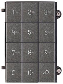 VIMAR - MODULO FRONTALE TASTIERA PIXEL ARDESIA 41119.02