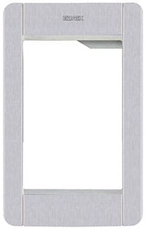 VIMAR - SUPPORTO+CORNICE 1M PIXEL GRIGIO 41131.01