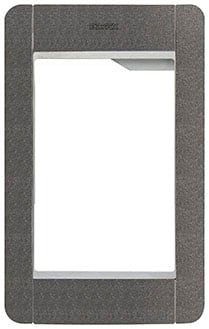 VIMAR - SUPPORTO+CORNICE 1M PIXEL ARDESIA 41131.02