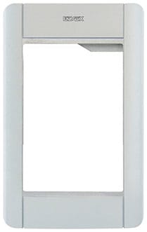 VIMAR - SUPPORTO+CORNICE 1M PIXEL GRIGIO ANODIZZ 41131.04