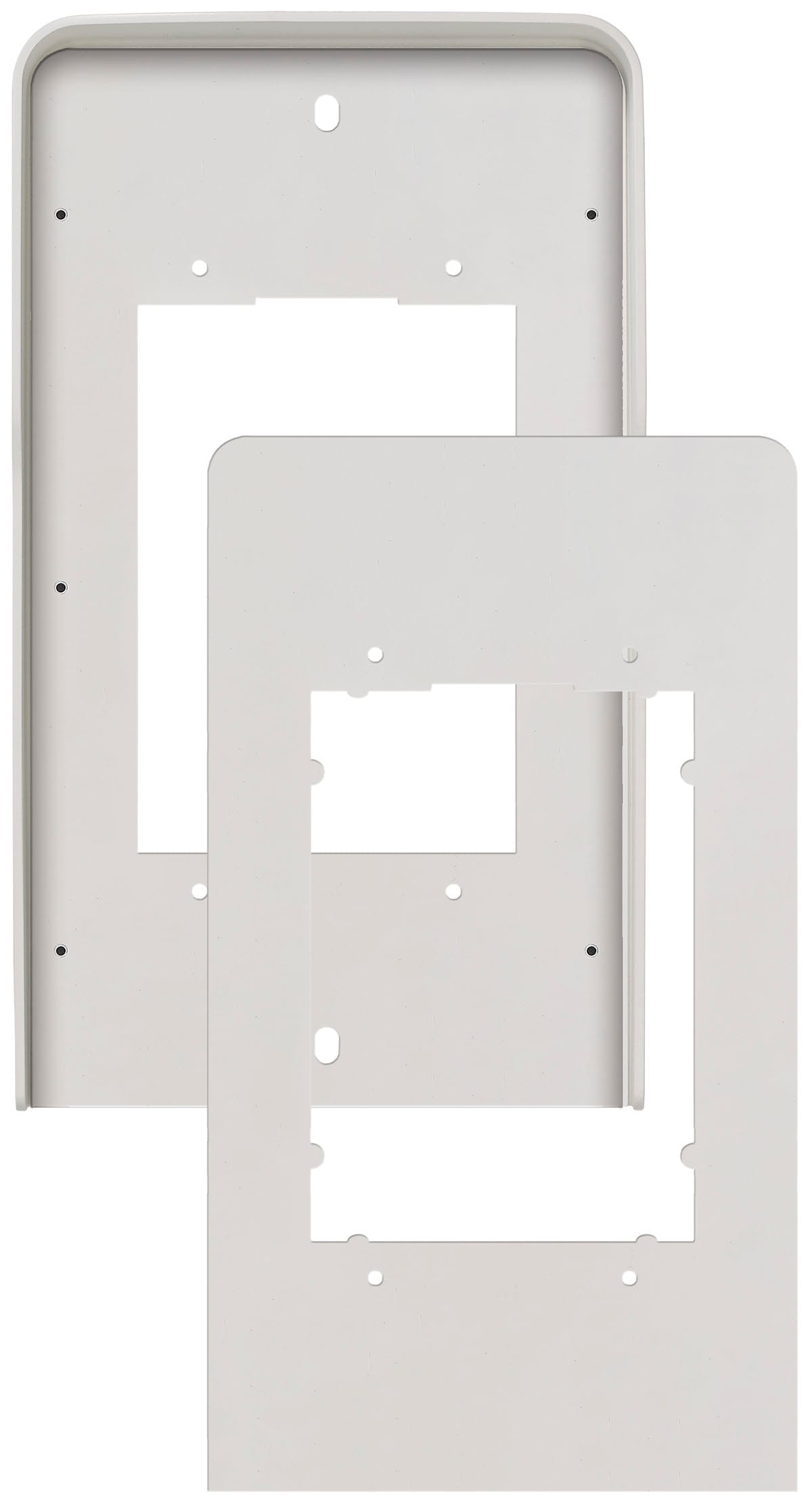 VIMAR - Adattatore Universale Bianco con Cornice Parapioggia per Targa Pixel 1 Modulo su Altre Scatole da Incasso