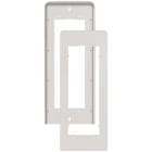 VIMAR - Adattatore Universale Bianco con Cornice Parapioggia per Installazione Targa Pixel 2 Moduli su Altre Scatole da Incasso 41136.03