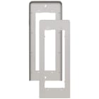 VIMAR - Adattatore Universale Grigio Anod - Cornice Parapioggia per Targa Pixel 2 Moduli su Altre Scatole da Incasso