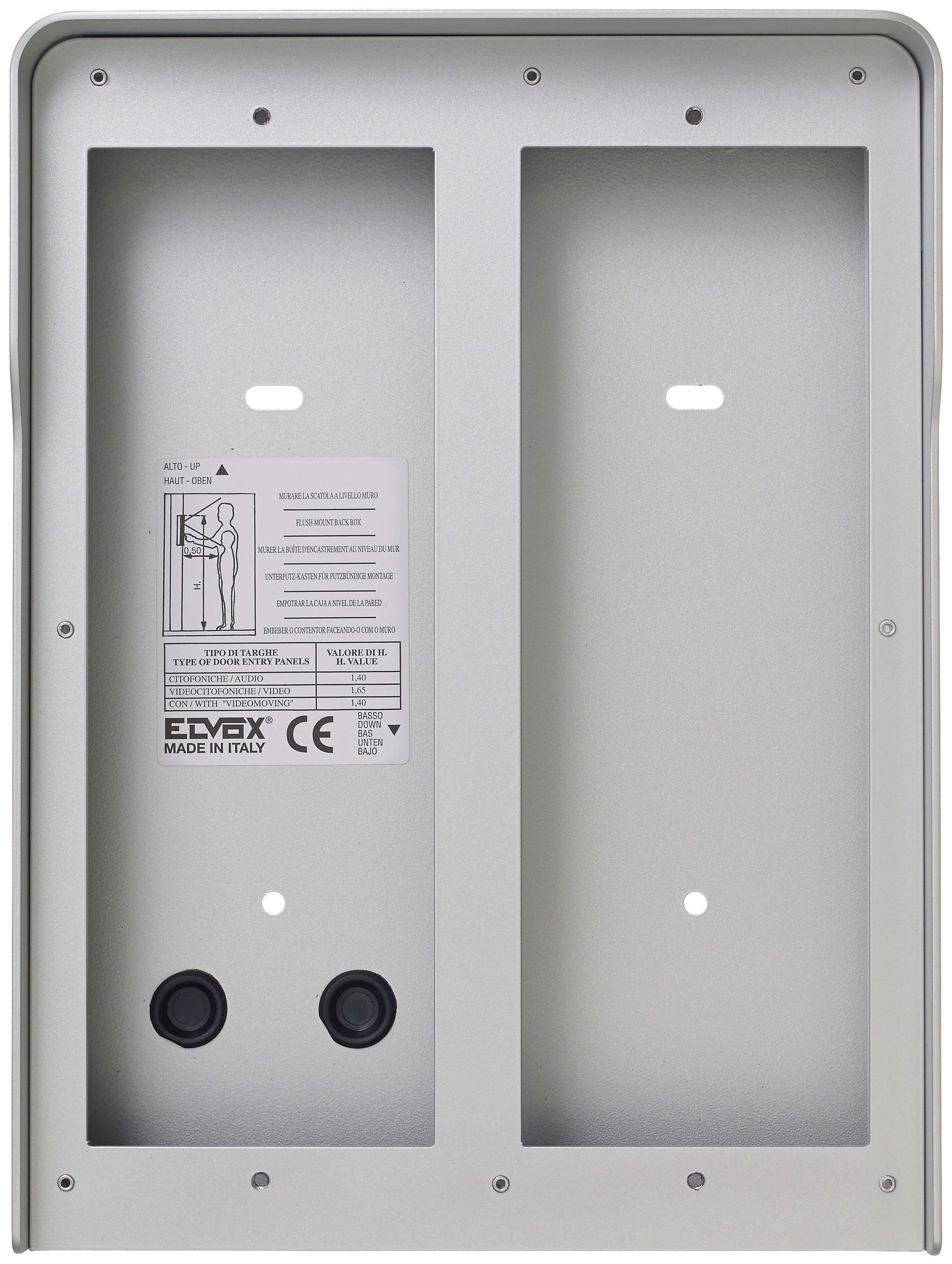 VIMAR - SCATOLA PARETE 4M(2X2) PIXEL GRIGIO