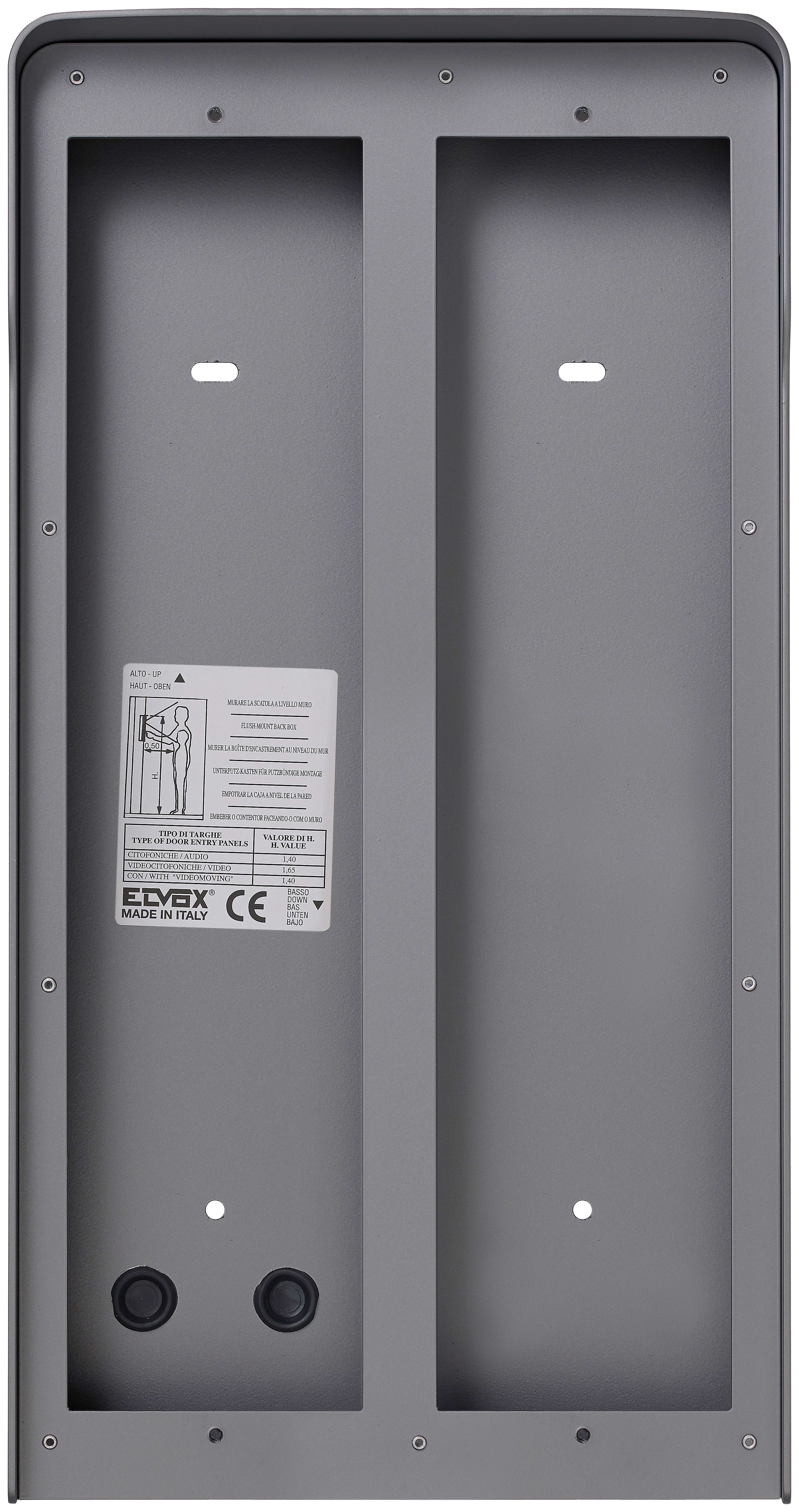 VIMAR - SCATOLA PARETE 6M(2X3) PIXEL ARDESIA 41156.02